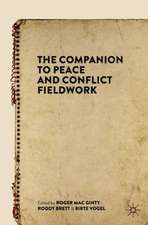 The Companion to Peace and Conflict Fieldwork