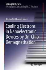 Cooling Electrons in Nanoelectronic Devices by On-Chip Demagnetisation