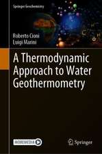 A Thermodynamic Approach to Water Geothermometry