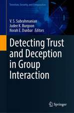 Detecting Trust and Deception in Group Interaction