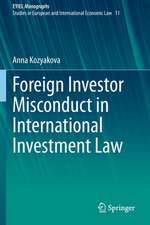 Foreign Investor Misconduct in International Investment Law