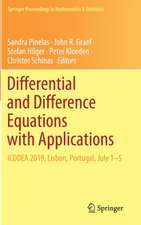 Differential and Difference Equations with Applications