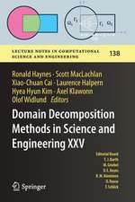 Domain Decomposition Methods in Science and Engineering XXV