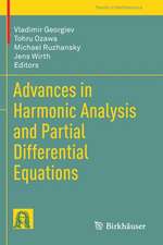 Advances in Harmonic Analysis and Partial Differential Equations