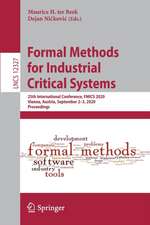 Formal Methods for Industrial Critical Systems: 25th International Conference, FMICS 2020, Vienna, Austria, September 2–3, 2020, Proceedings