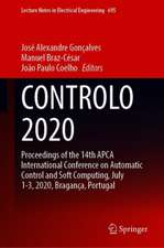 CONTROLO 2020: Proceedings of the 14th APCA International Conference on Automatic Control and Soft Computing, July 1-3, 2020, Bragança, Portugal