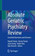 Absolute Geriatric Psychiatry Review