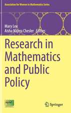 Research in Mathematics and Public Policy