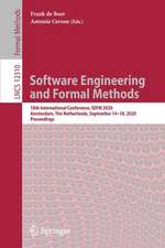 Software Engineering and Formal Methods: 18th International Conference, SEFM 2020, Amsterdam, The Netherlands, September 14–18, 2020, Proceedings