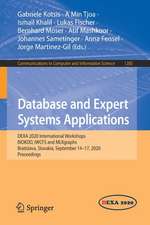 Database and Expert Systems Applications: DEXA 2020 International Workshops BIOKDD, IWCFS and MLKgraphs, Bratislava, Slovakia, September 14–17, 2020, Proceedings