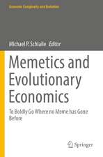 Memetics and Evolutionary Economics: To Boldly Go Where no Meme has Gone Before