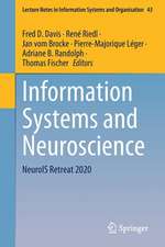 Information Systems and Neuroscience: NeuroIS Retreat 2020