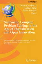 Systematic Complex Problem Solving in the Age of Digitalization and Open Innovation: 20th International TRIZ Future Conference, TFC 2020, Cluj-Napoca, Romania, October 14–16, 2020, Proceedings