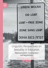 Linguistic Perspectives on Sexuality in Education: Representations, Constructions and Negotiations