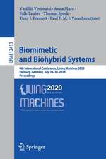 Biomimetic and Biohybrid Systems: 9th International Conference, Living Machines 2020, Freiburg, Germany, July 28–30, 2020, Proceedings