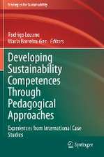 Developing Sustainability Competences Through Pedagogical Approaches: Experiences from International Case Studies