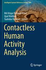 Contactless Human Activity Analysis