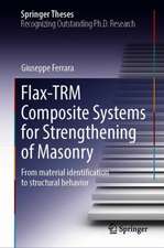 Flax-TRM Composite Systems for Strengthening of Masonry: From Material Identification to Structural Behavior