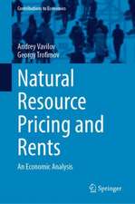 Natural Resource Pricing and Rents: An Economic Analysis