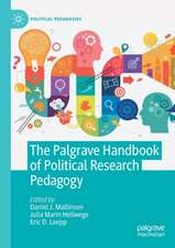 The Palgrave Handbook of Political Research Pedagogy