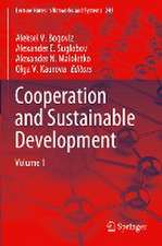 Сooperation and Sustainable Development