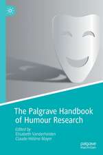 The Palgrave Handbook of Humour Research