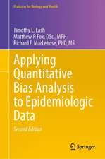 Applying Quantitative Bias Analysis to Epidemiologic Data