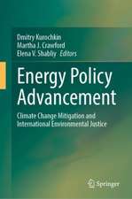 Energy Policy Advancement: Climate Change Mitigation and International Environmental Justice