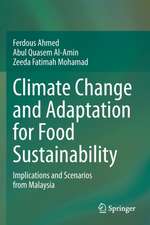 Climate Change and Adaptation for Food Sustainability