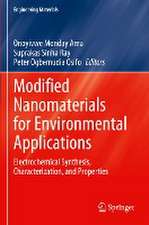 Modified Nanomaterials for Environmental Applications: Electrochemical Synthesis, Characterization, and Properties