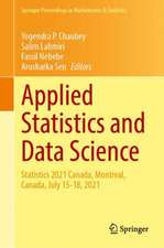 Applied Statistics and Data Science: Proceedings of Statistics 2021 Canada, Selected Contributions