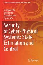 Security of Cyber-Physical Systems: State Estimation and Control