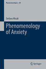 Phenomenology of Anxiety