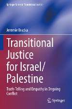 Transitional Justice for Israel/Palestine: Truth-Telling and Empathy in Ongoing Conflict