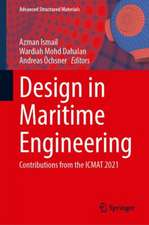 Design in Maritime Engineering: Contributions from the ICMAT 2021