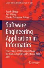 Software Engineering Application in Informatics: Proceedings of 5th Computational Methods in Systems and Software 2021, Vol. 1