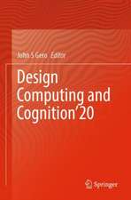 Design Computing and Cognition’20