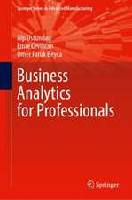 Business Analytics for Professionals