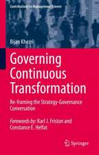 Governing Continuous Transformation: Re-framing the Strategy-Governance Conversation