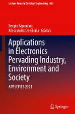 Applications in Electronics Pervading Industry, Environment and Society: APPLEPIES 2021