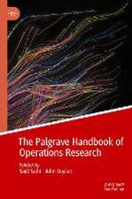 The Palgrave Handbook of Operations Research