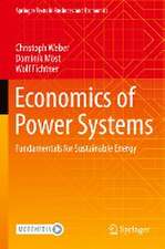 Economics of Power Systems