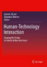 Human-Technology Interaction: Shaping the Future of Industrial User Interfaces