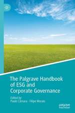 The Palgrave Handbook of ESG and Corporate Governance