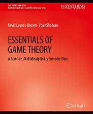 Essentials of Game Theory: A Concise Multidisciplinary Introduction