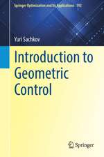 Introduction to Geometric Control