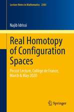 Real Homotopy of Configuration Spaces: Peccot Lecture, Collège de France, March & May 2020