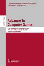 Advances in Computer Games: 17th International Conference, ACG 2021, Virtual Event, November 23–25, 2021, Revised Selected Papers