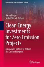 Clean Energy Investments for Zero Emission Projects: An Analysis on How to Reduce the Carbon Footprint