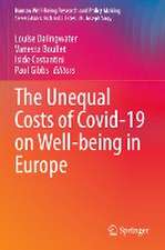 The Unequal Costs of Covid-19 on Well-being in Europe